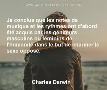 Citation de Charles Darwin