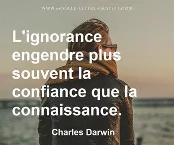 Citation de Charles Darwin
