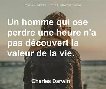 Citation de Charles Darwin