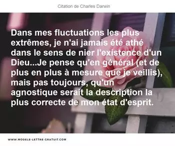 Citations Charles Darwin
