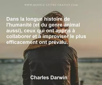 Citation de Charles Darwin