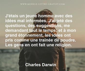 Citation de Charles Darwin
