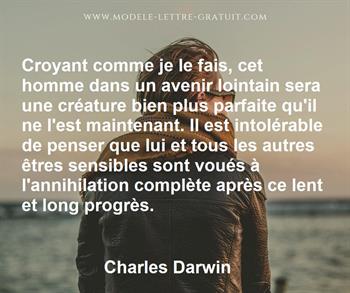 Citation de Charles Darwin