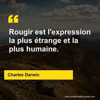 Citation Charles Darwin