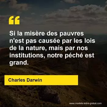 Citation Charles Darwin