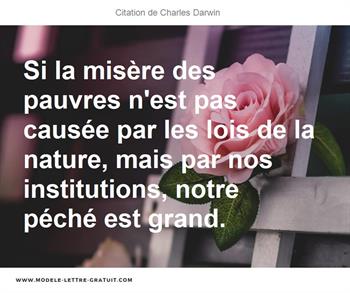 Citations Charles Darwin