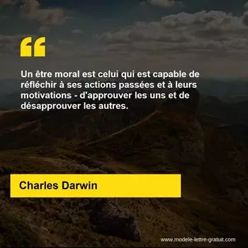 Citation Charles Darwin