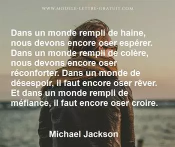 Citation de Michael Jackson