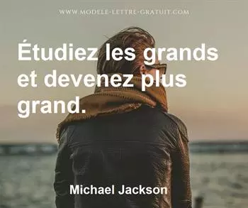 Citation de Michael Jackson