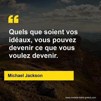 Citation de Michael Jackson