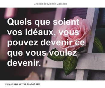 Citations Michael Jackson