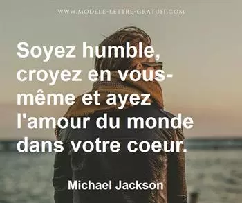 Citation de Michael Jackson