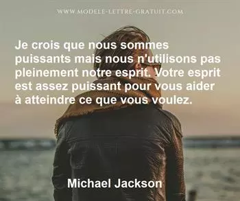Citation de Michael Jackson