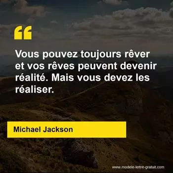Citation Michael Jackson