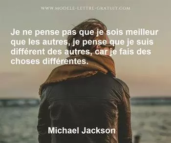 Citation de Michael Jackson