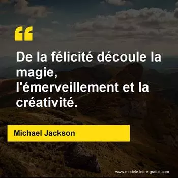 Citation Michael Jackson