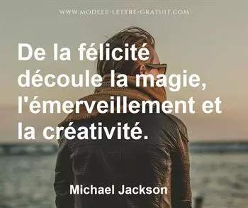 Citation de Michael Jackson