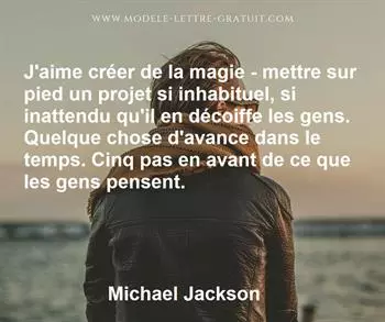 Citation de Michael Jackson