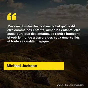 Citation Michael Jackson