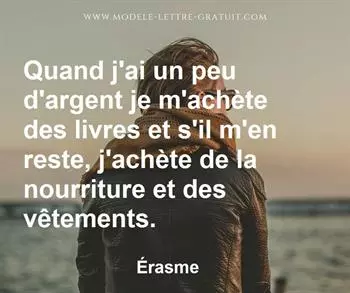 Citation de Érasme
