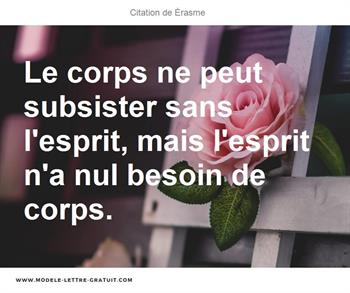Citations Érasme