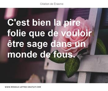 Citations Érasme