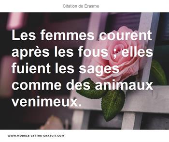 Citations Érasme