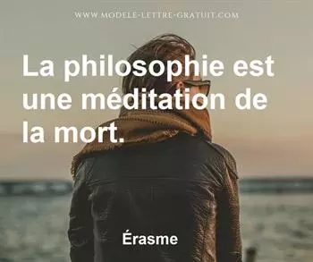 Citation de Érasme
