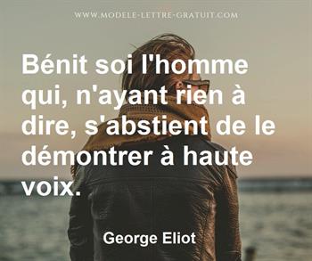 Citation de George Eliot