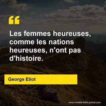 Citation George Eliot