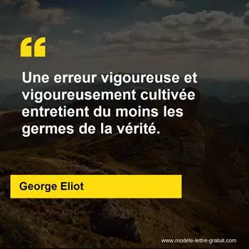 Citation George Eliot