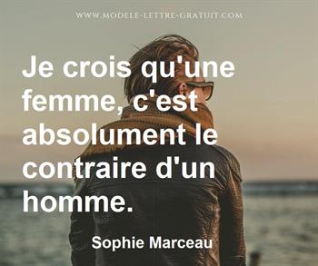 Citation de Sophie Marceau