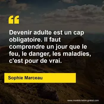 Citation Sophie Marceau