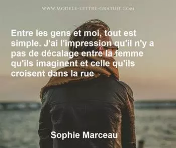 Citation de Sophie Marceau