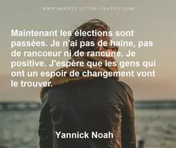 Citation de Yannick Noah
