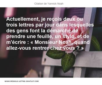 Citations Yannick Noah