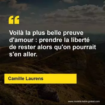 Citation Camille Laurens
