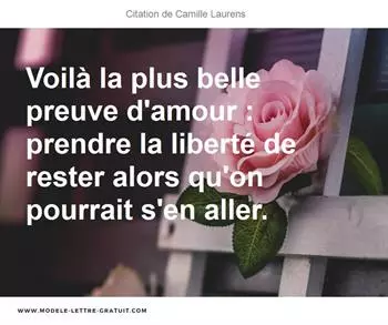 Citations Camille Laurens