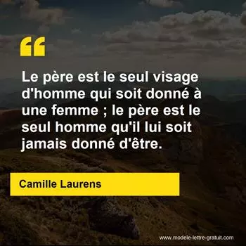 Citation Camille Laurens