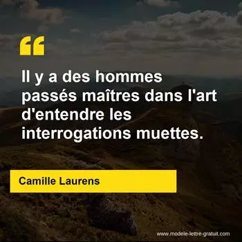 Citation Camille Laurens
