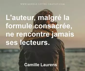 Citation de Camille Laurens