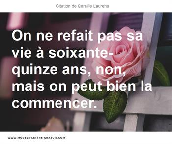 Citations Camille Laurens