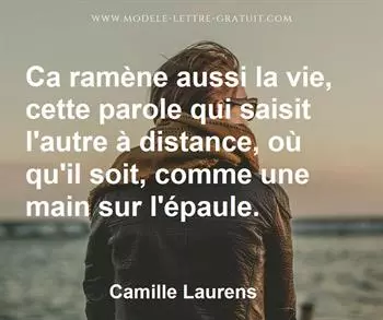 Citation de Camille Laurens