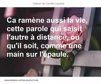 Citations Camille Laurens