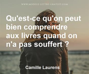 Citation de Camille Laurens