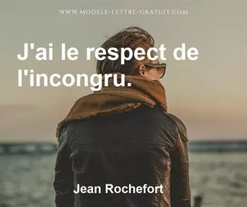 Citation de Jean Rochefort