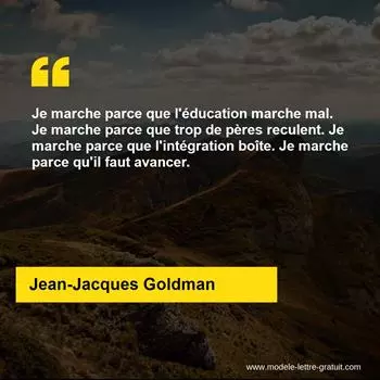 Citation Jean-Jacques Goldman