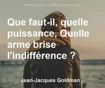 Citation de Jean-Jacques Goldman