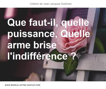 Citations Jean-Jacques Goldman