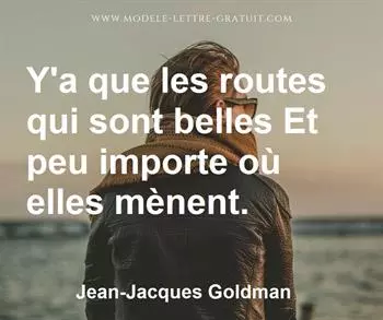 Citation de Jean-Jacques Goldman